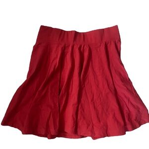 Urban Outfitters- Pins and Needles Red Skater Skirt - Size S